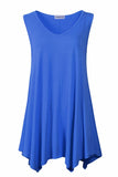 Women V-Neck Tank Top Tunic for Leggings - LARACE 8037.