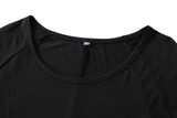 Women's Chiffon T-Shirt Plus Size Short Sleeves Flowy Shirt - LARACE 8060.