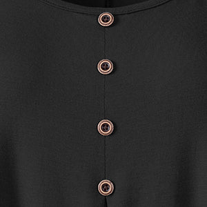 LARACE Tank Tops for Women Tunic Button Sleeveless Summer Tee-8068.